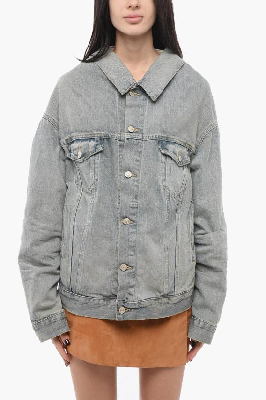  발렌시아가 데님 자켓 786638 TQW55 6379 Light blue - BALENCIAGA