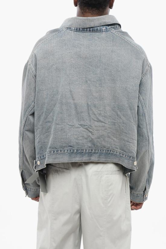  발렌시아가 데님 자켓 786638 TQW55 6379 Light blue - BALENCIAGA