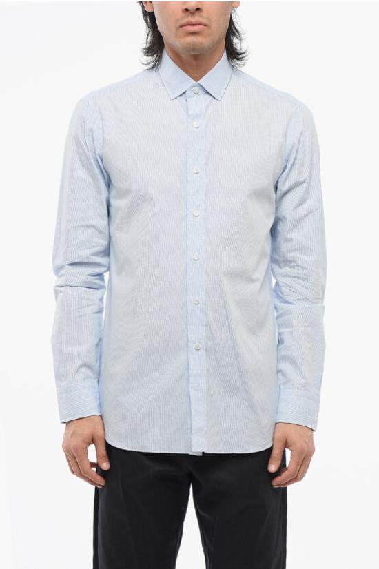  살바토레피콜로 긴팔 셔츠 OR10CO AZ1 Light blue