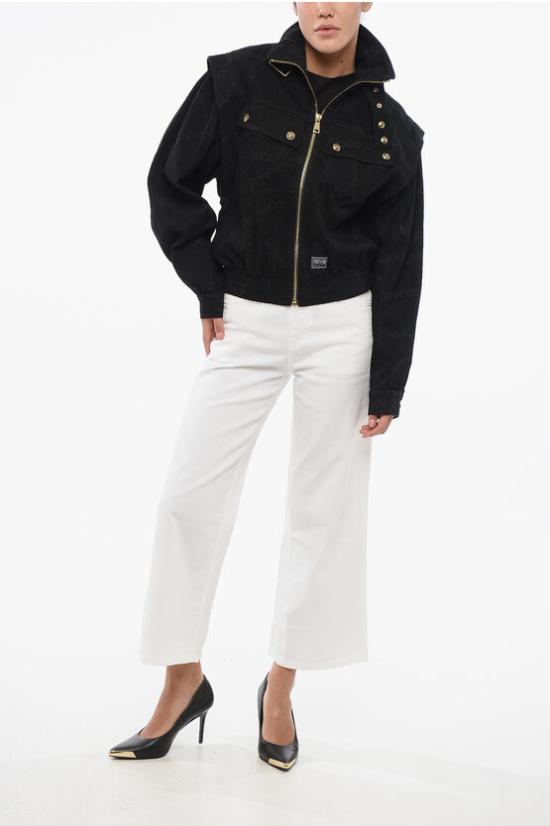  베르사체 데님 자켓 75HAS457 DS010L54 909 Black - VERSACE