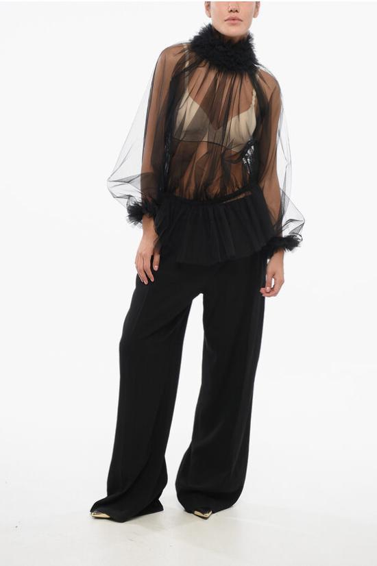  돌체앤가바나 블라우스 F79FHT HLMSY N0000 Black - DOLCE & GABBANA