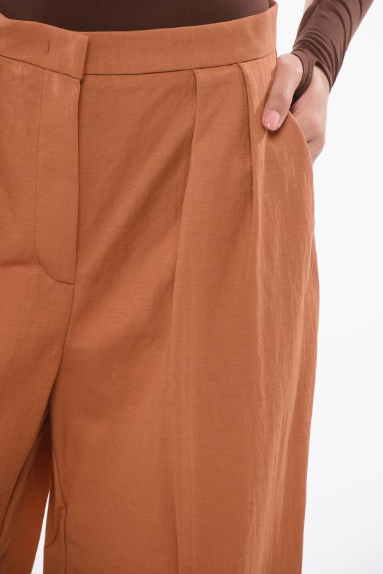  해리스와프런던 스트레이트 팬츠 A8530PYF YF02 Brown - HARRIS WHARF LONDON