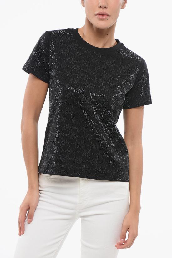  핑코 반팔 티셔츠 100535A1OSZ99 Black