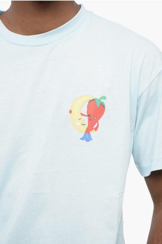  스카이하이팜 반팔 티셔츠 SHF04T0313 Light blue - SKY HIGH FARM