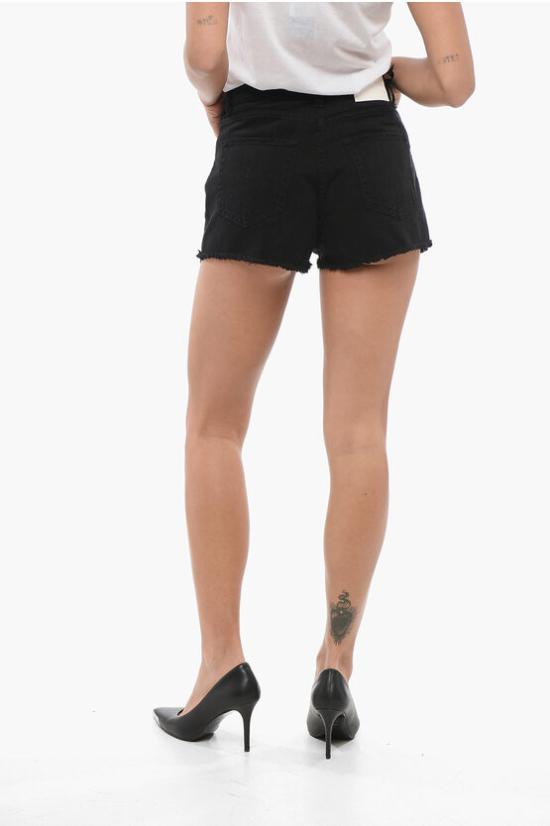  핑코 데님 숏팬츠 102985A1MNZ99 Black - PINKO