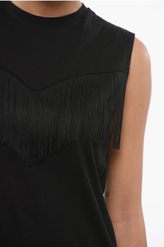  핑코 민소매 티셔츠 103726A1XSZ99 Black - PINKO