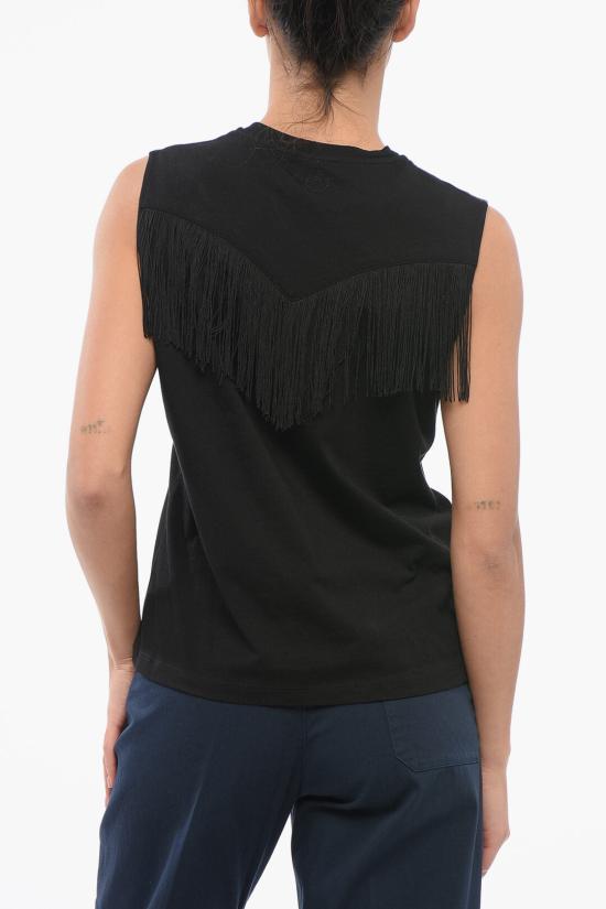  핑코 민소매 티셔츠 103726A1XSZ99 Black - PINKO