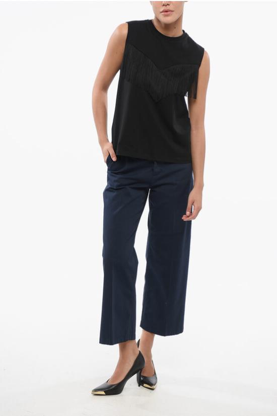  핑코 민소매 티셔츠 103726A1XSZ99 Black - PINKO