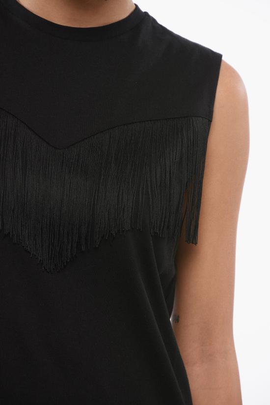  핑코 민소매 티셔츠 103726A1XSZ99 Black - PINKO