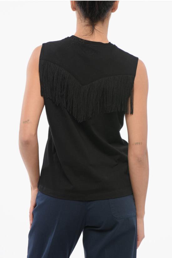  핑코 민소매 티셔츠 103726A1XSZ99 Black - PINKO