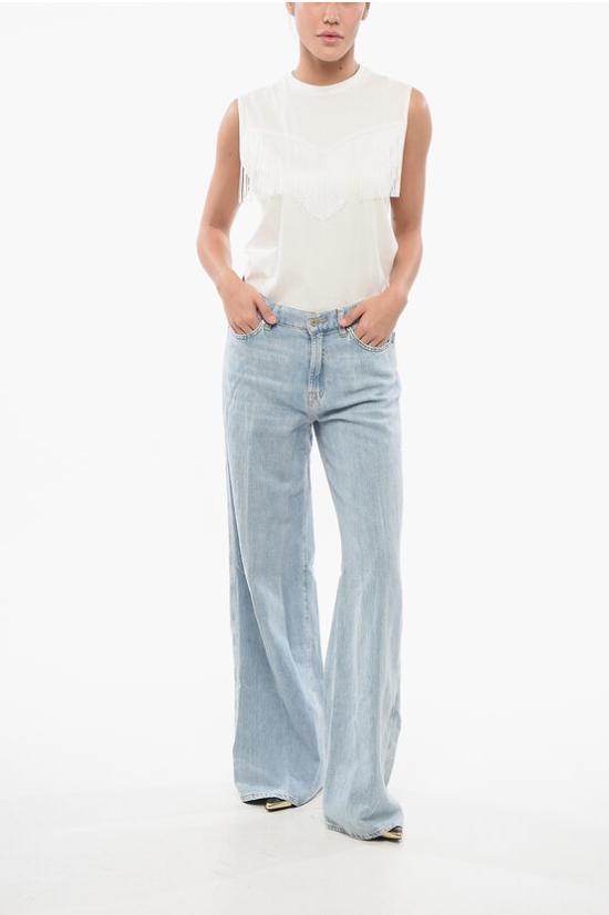  For All 7 Mankind 데님 팬츠 JSP0U030 LC LIGHT BLUE Blue - OTHER BRANDS