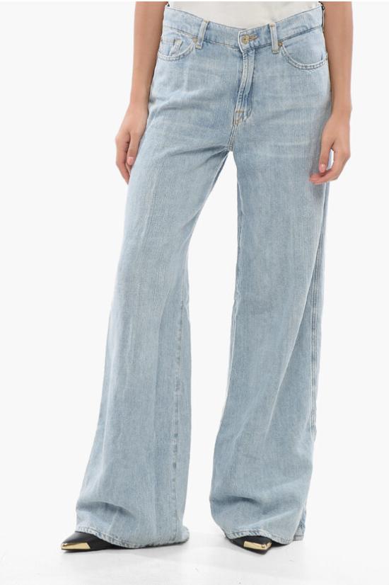  For All 7 Mankind 데님 팬츠 JSP0U030 LC LIGHT BLUE Blue