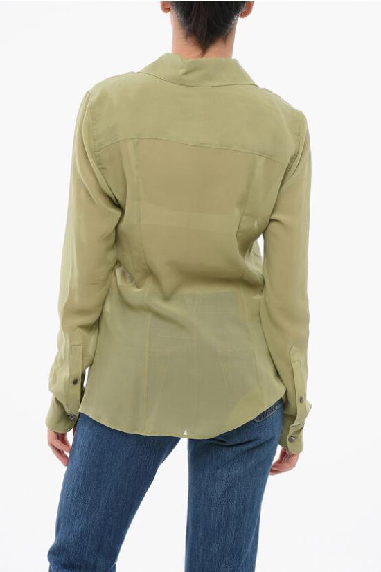  아미 블라우스 FSH506SE0008 351 Green - AMI