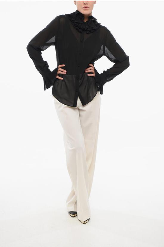  돌체앤가바나 블라우스 F5S22TFUAFU N0000 Black - DOLCE & GABBANA