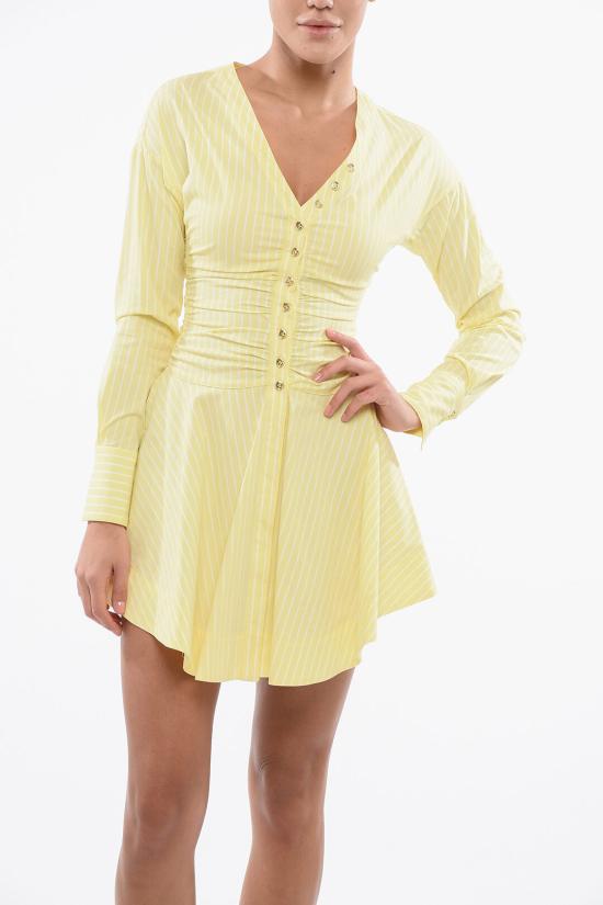  핑코 숏 원피스 102773A1PFH1Z Yellow - PINKO