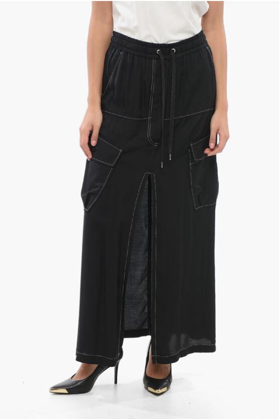  핑코 롱 스커트 103564A1WUZ99 Black