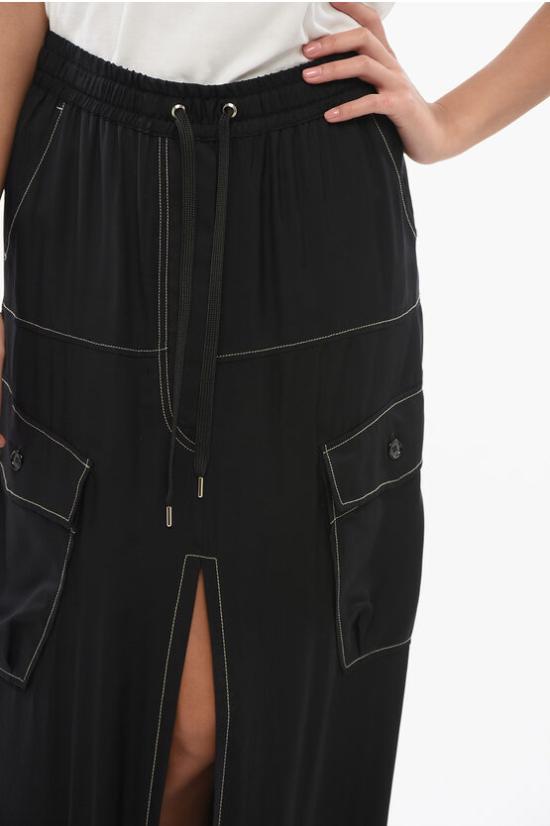  핑코 롱 스커트 103564A1WUZ99 Black - PINKO