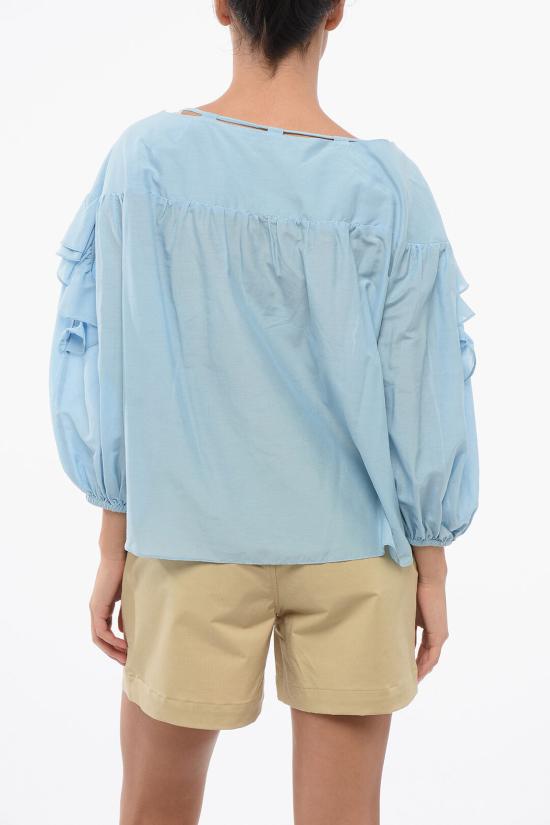  핑코 블라우스 103586A1X2E55 Blue - PINKO