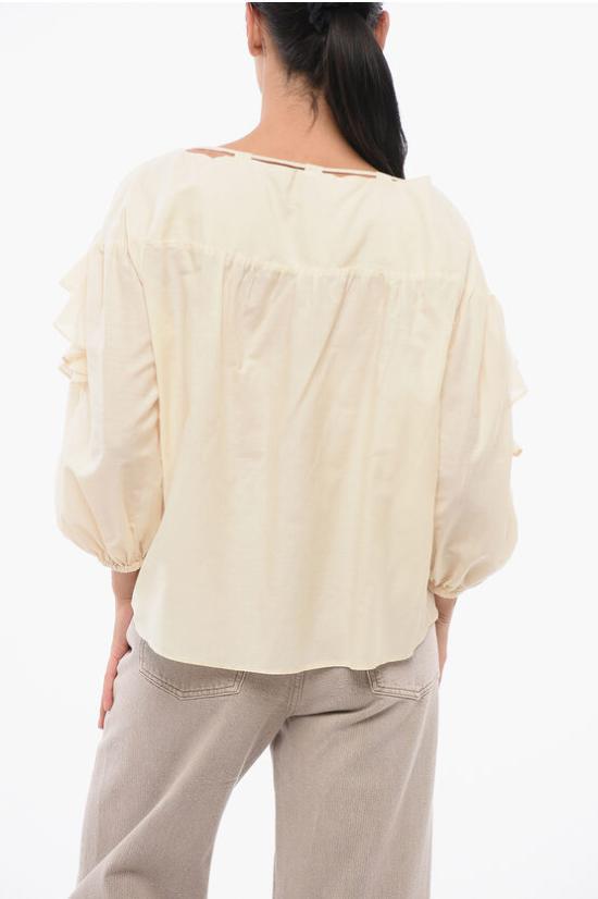  핑코 블라우스 103586A1X2P97 Beige - PINKO