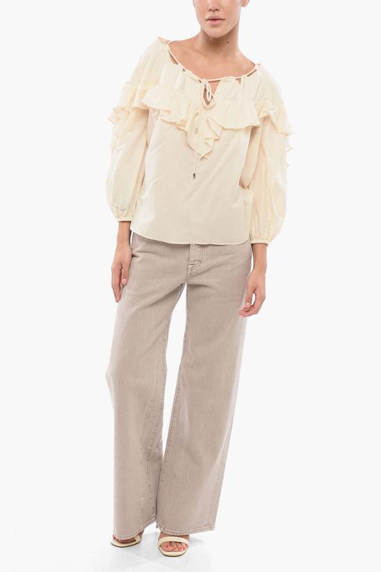  핑코 블라우스 103586A1X2P97 Beige - PINKO