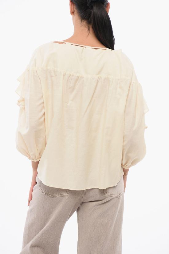  핑코 블라우스 103586A1X2P97 Beige - PINKO