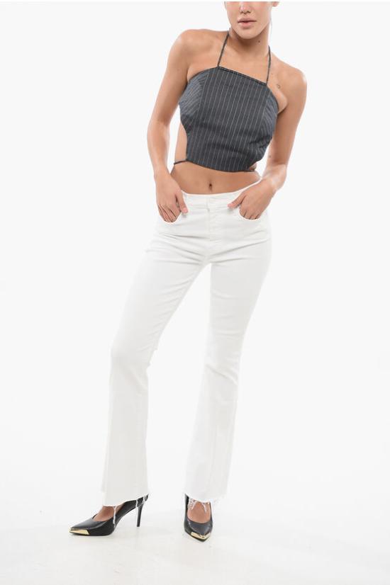  가니 민소매 티셔츠 F86726474 016 Gray - GANNI