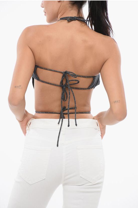  가니 민소매 티셔츠 F86726474 016 Gray - GANNI