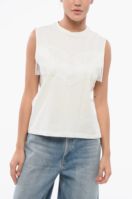  핑코 민소매 티셔츠 103726A1XSZ05 White