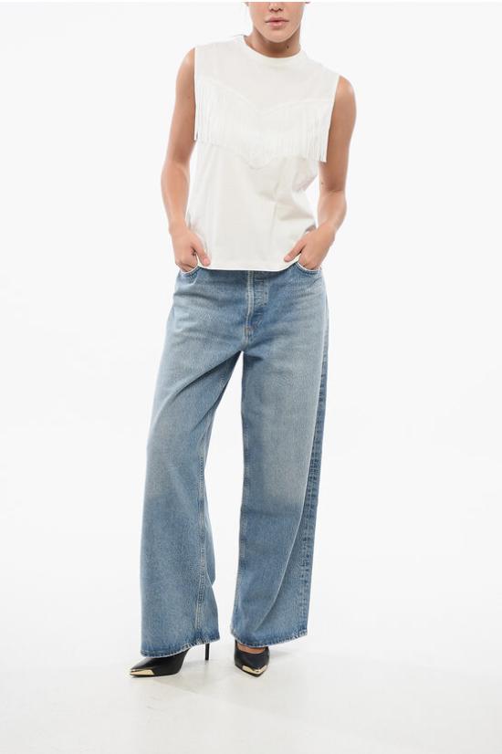  핑코 민소매 티셔츠 103726A1XSZ05 White - PINKO