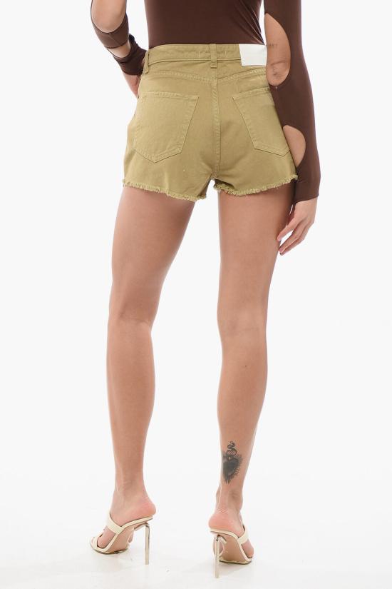  핑코 데님 숏팬츠 102985A1MNV64 Brown - PINKO