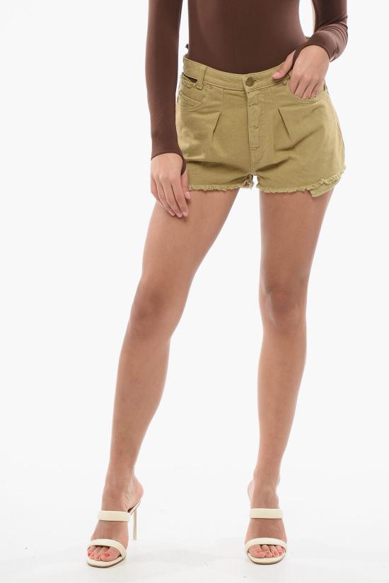  핑코 데님 숏팬츠 102985A1MNV64 Brown