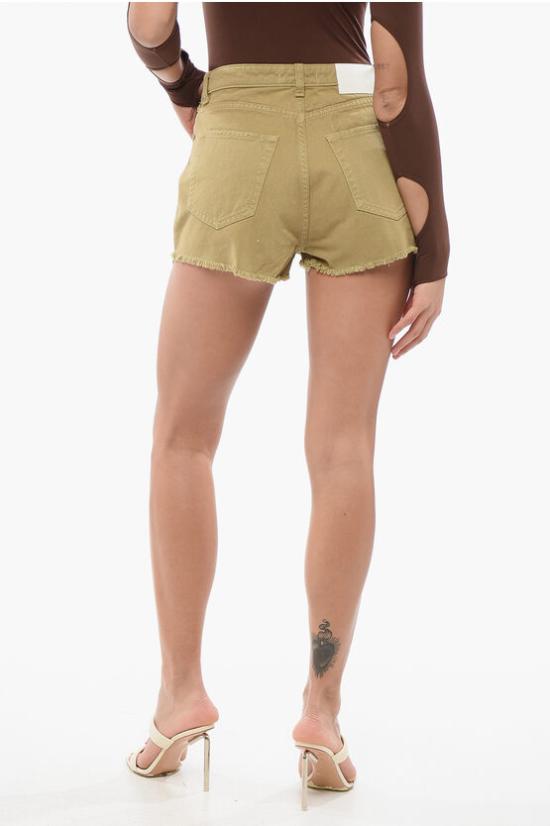  핑코 데님 숏팬츠 102985A1MNV64 Brown - PINKO