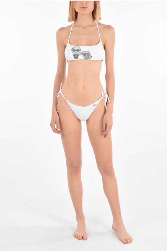  칼라거펠트 비키니 수영복 KL22WTP04 WHITE White - KARL LAGERFELD