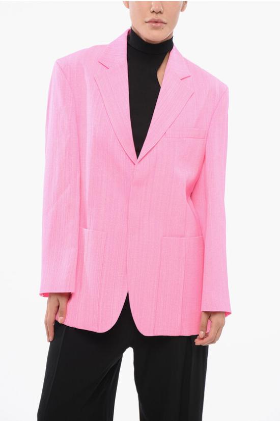  자크뮈스 수트 자켓 213JA101 1031 430 Pink