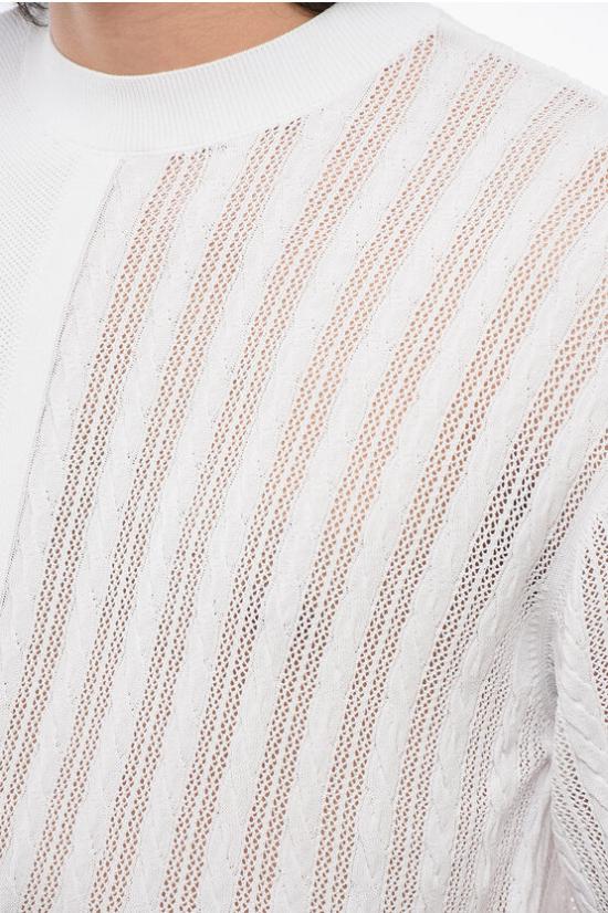  자크뮈스 스웨터 245KN423 2379 110 White - JACQUEMUS