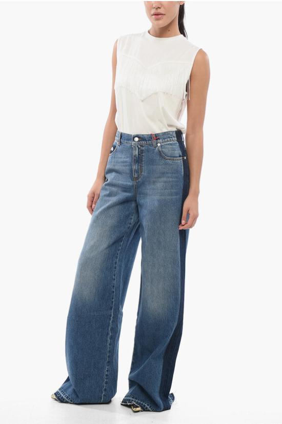  알렉산더 맥퀸 데님 팬츠 775894 QMABJ 4109 Blue - ALEXANDER MCQUEEN