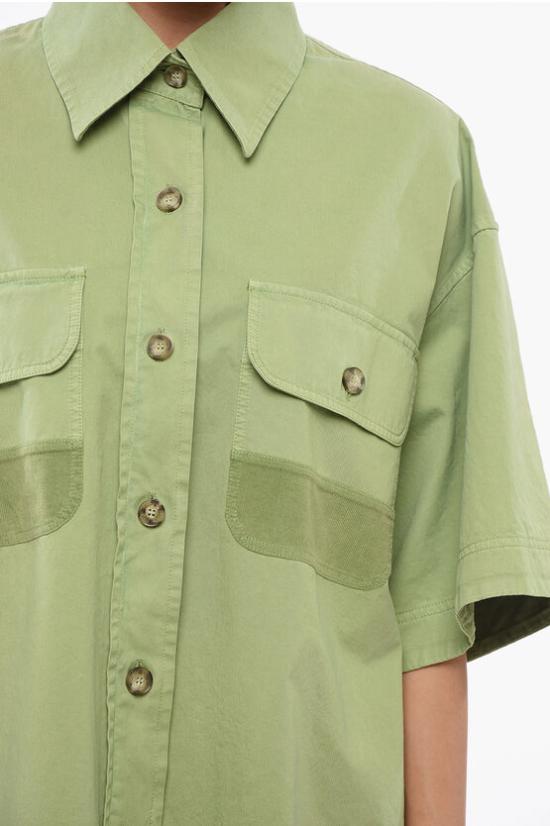  스텔라 맥카트니 셔츠 620081 3DU400 3210 Verde Verde Militare - STELLA MCCARTNEY