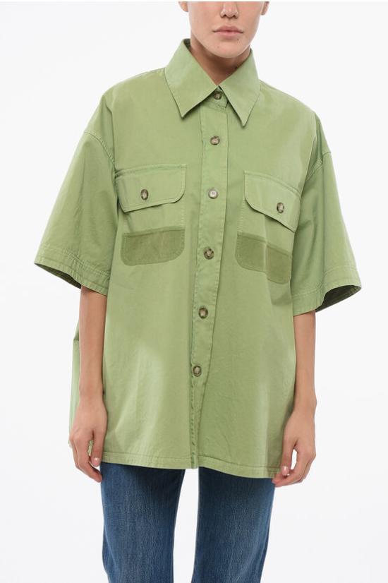  스텔라 맥카트니 셔츠 620081 3DU400 3210 Verde Verde Militare