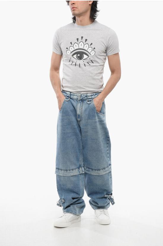  지방시 데님 팬츠 BM51D95Y8Y 420 Light blue - GIVENCHY