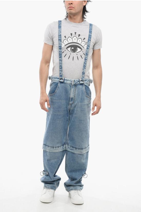  지방시 데님 팬츠 BM51D95Y8Y 420 Light blue - GIVENCHY