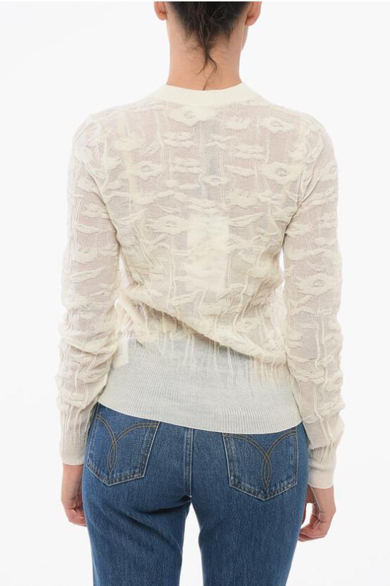  보테가베네타 스웨터 772544V3MM0 9071 White - BOTTEGA VENETA