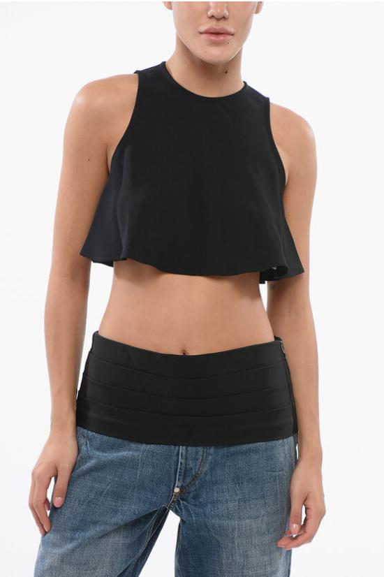  아미 민소매 티셔츠 FTP318 AC0009 001 Black