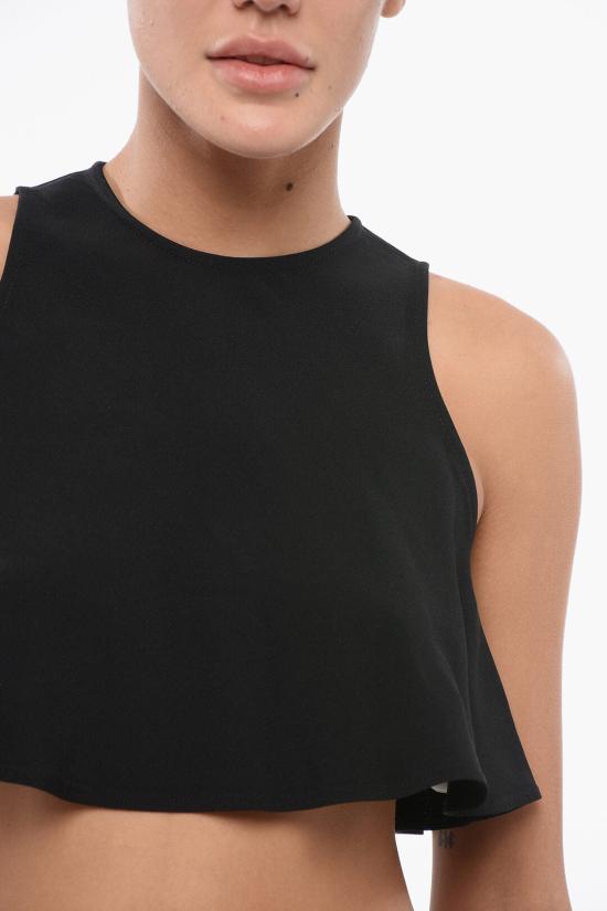  아미 민소매 티셔츠 FTP318 AC0009 001 Black - AMI