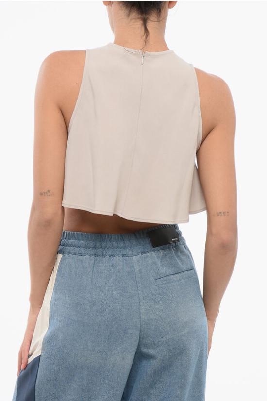  아미 민소매 티셔츠 FTP318 AC0009 271 White - AMI