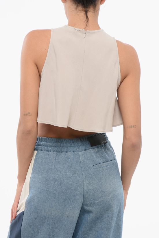  아미 민소매 티셔츠 FTP318 AC0009 271 White - AMI