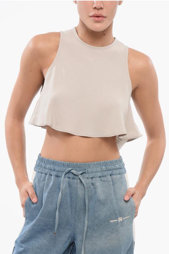  아미 민소매 티셔츠 FTP318 AC0009 271 White