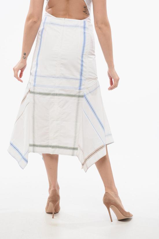  보테가베네타 롱 스커트 771743V3OS0 9114 White - BOTTEGA VENETA