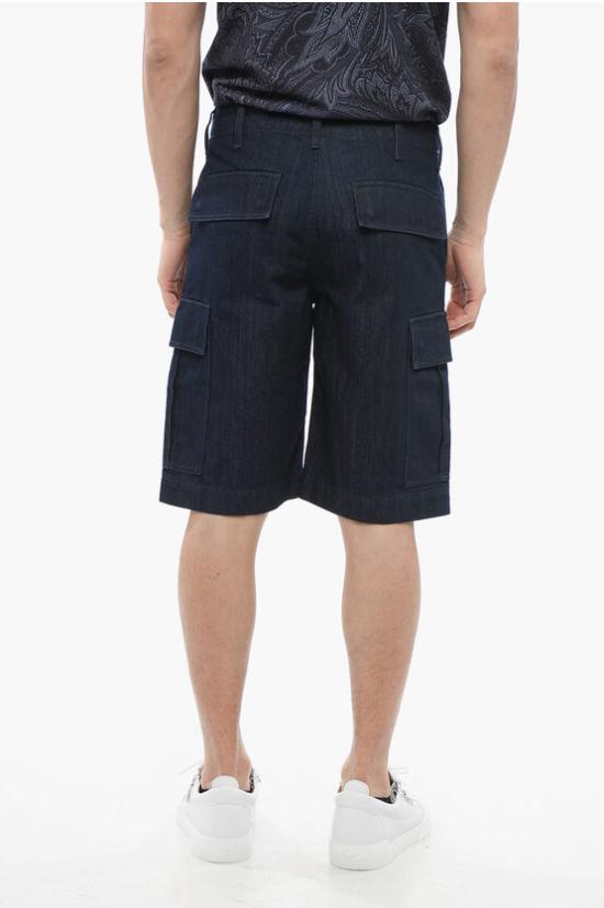  이브살로몬 데님 숏팬츠 24EHP037XXB06W 0 A7040 Blue - YVES SALOMON