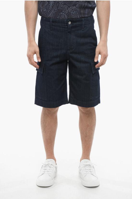  이브살로몬 데님 숏팬츠 24EHP037XXB06W 0 A7040 Blue