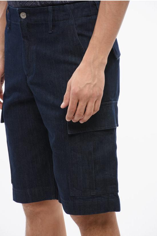  이브살로몬 데님 숏팬츠 24EHP037XXB06W 0 A7040 Blue - YVES SALOMON